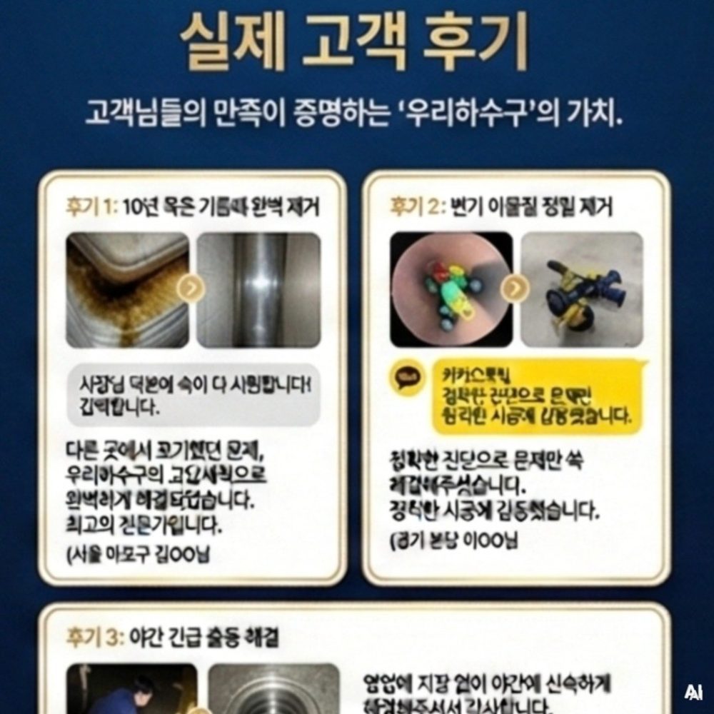 강서구공항동발산역하수관뚫는업체