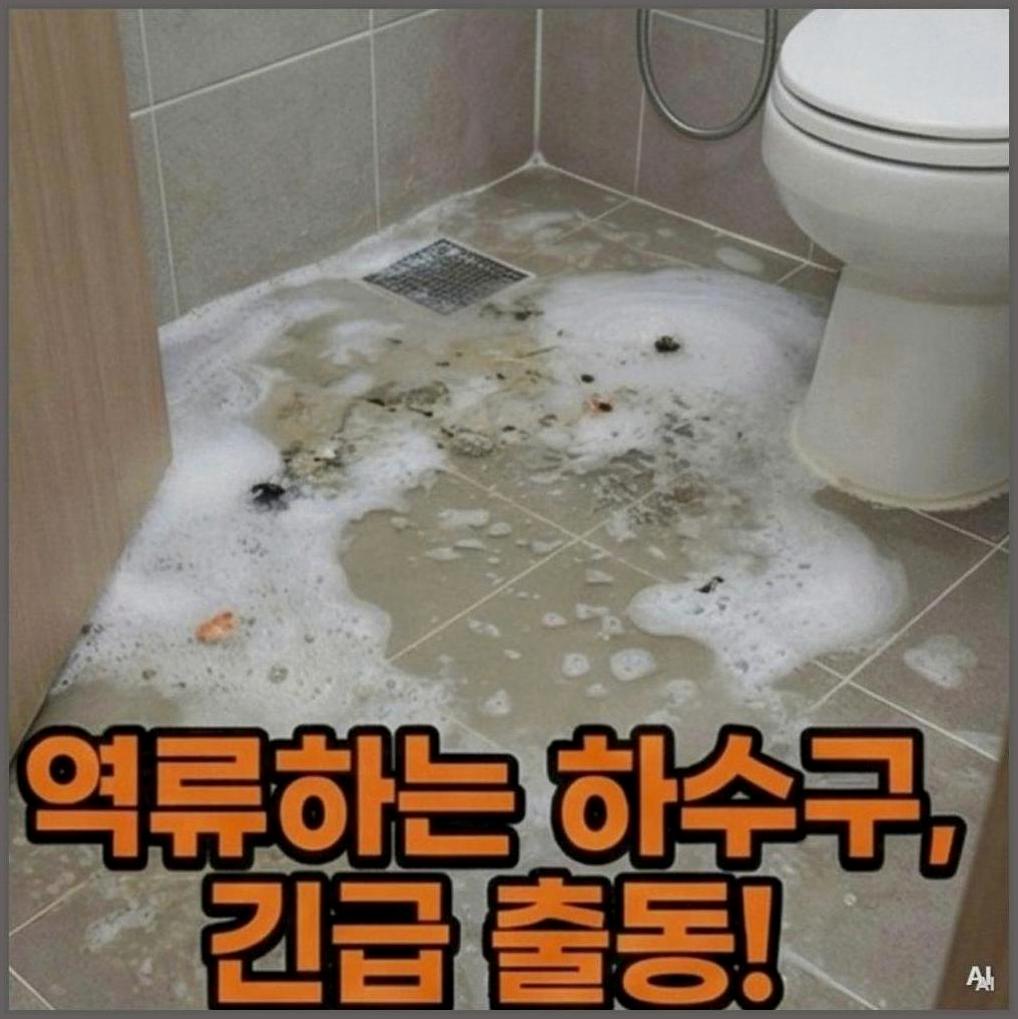 김포시운양동김포한강신도시배수구뚫는법