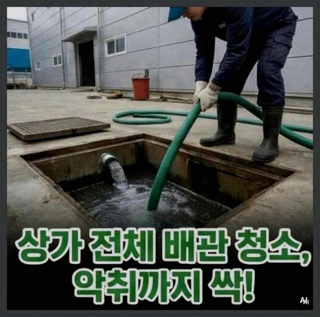 인천중구신흥동오수관냄새제거
